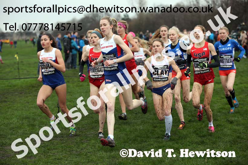 Junior womens Great Edinburgh Cross Country. Photo: David T. Hewitson/Sports for All Pics